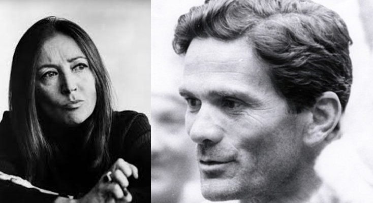 La lettera di Oriana Fallaci a Pier Paolo Pasolini