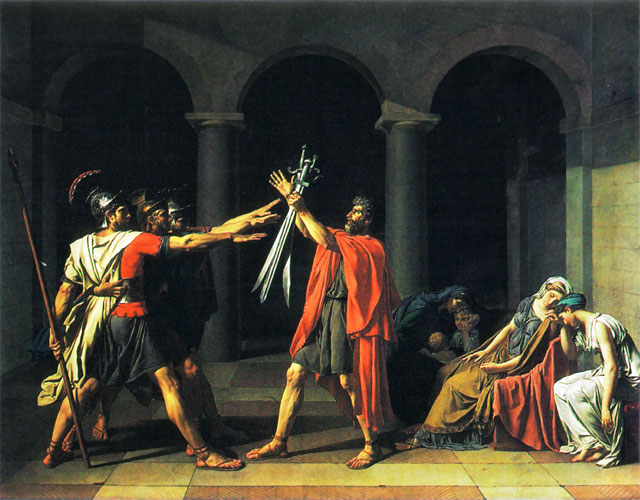 Jacques Louis David Oath of the Horatii