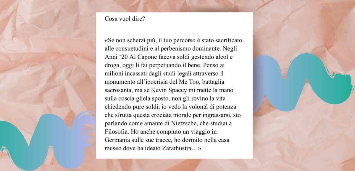 Pietro Castellitto e le dichiarazioni su Nietzsche e movimento #MeToo