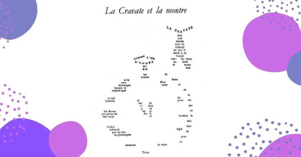 "La cravatta e l'orologio" (1914) di Apollinaire, disegno e poesia come metafora sull'esistenza