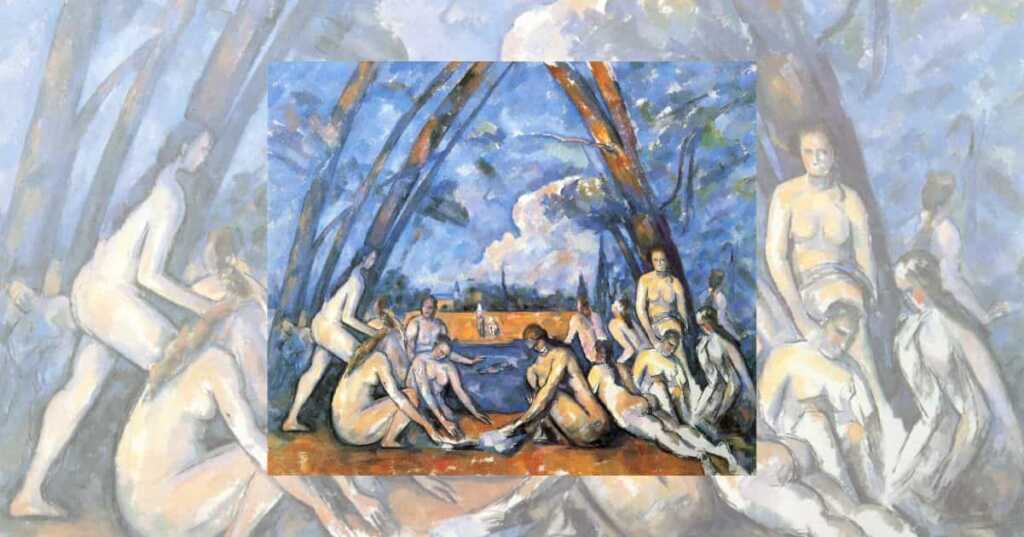 Le grandi bagnanti di Paul Cezanne in ricordo dell'estate
