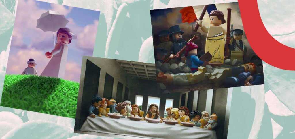 Lego e storia dell'arte, un connubio inaspettato