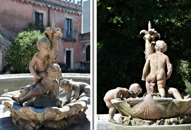  Gruppo scultoreo in terracotta presso Villa Landolina, Siracusa. Foto di Tiziana Blanco