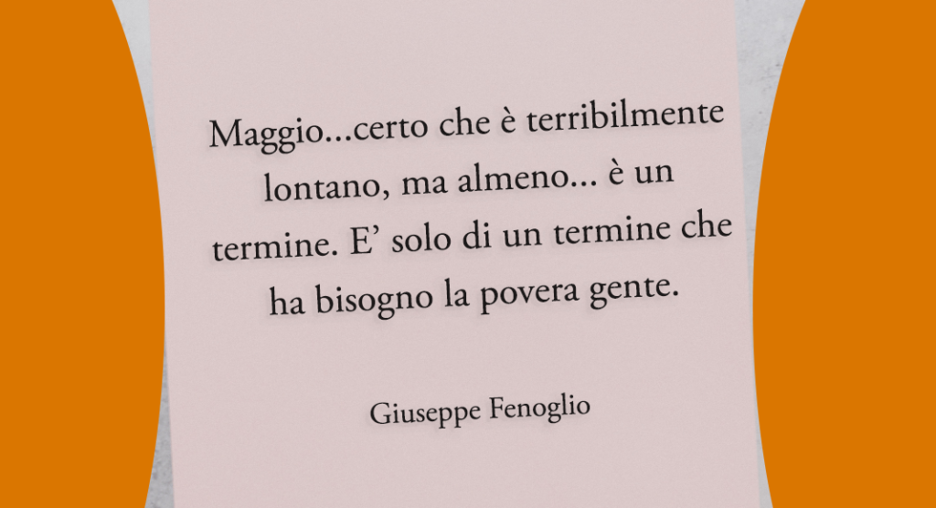 Giuseppe Fenoglio citazione