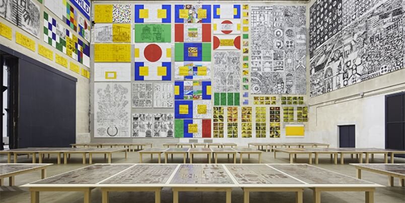 L'installazione di Matt Mullican all'Hangar Bicocca