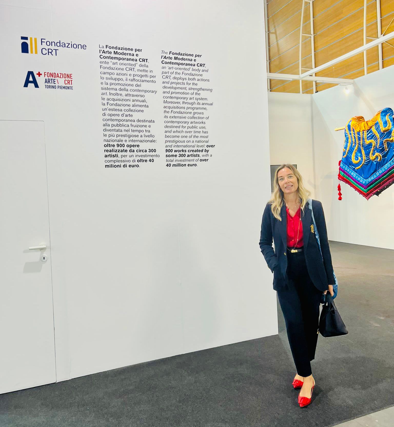Alessandra SIVIERO, Consigliere Fondazione CRT alla 30^ edizione di Artissima
