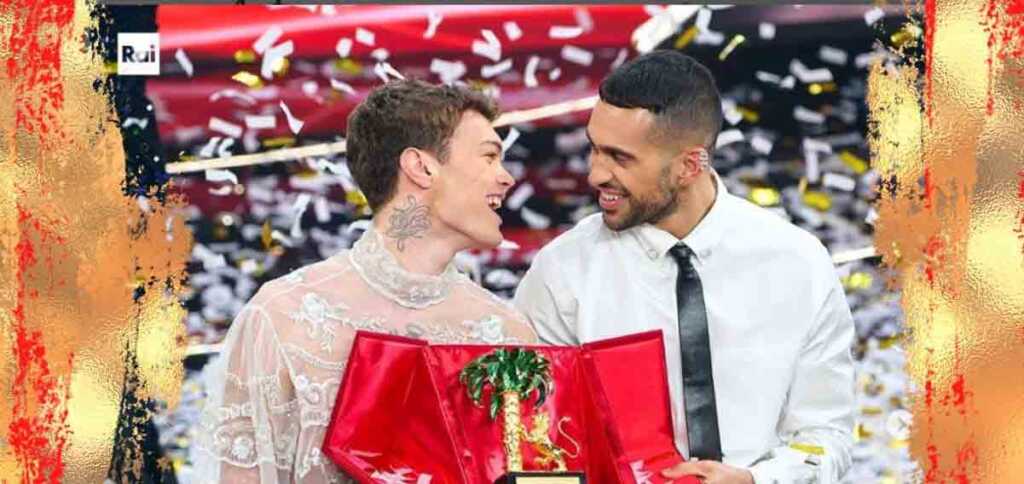Sanremo 2022, vincono Mahmood e Blanco con “Brividi”: un inno all’amore e alla libertà