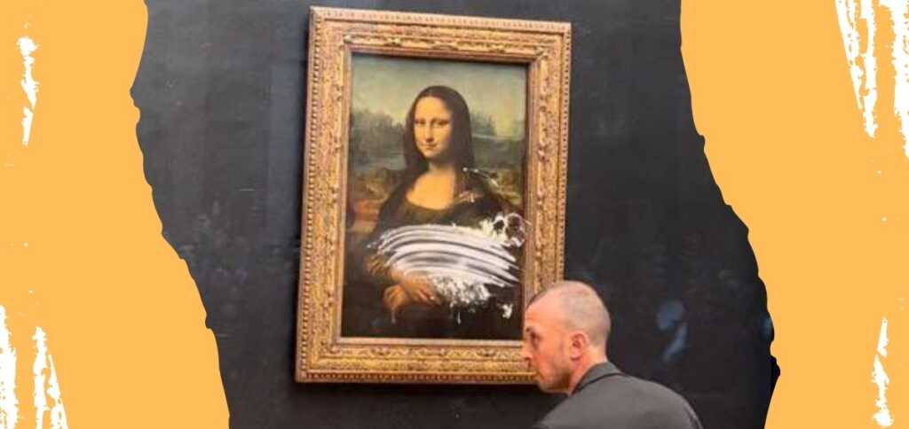 Louvre, visitatore lancia una torta contro la Gioconda