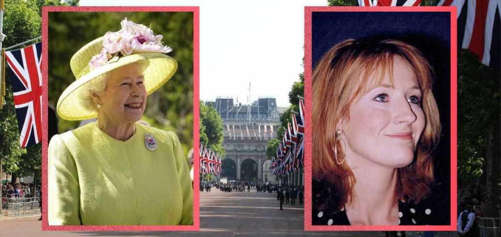 Regina Elisabetta, la dedica di j.k. rowling