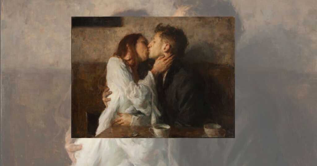 Ron Hicks e "Kisses and coffee": la passione nell'arte
