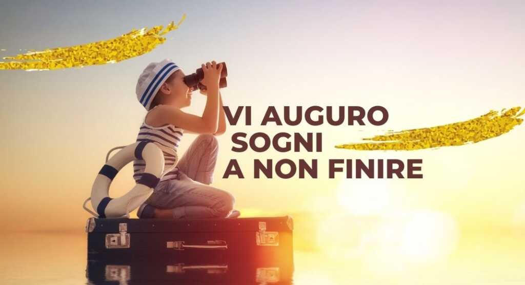 "Vi auguro sogni a non finire", la poesia per tornare ad apprezzare la vita