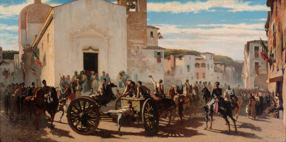 Signorini Lartiglieria toscana a Montechiaro