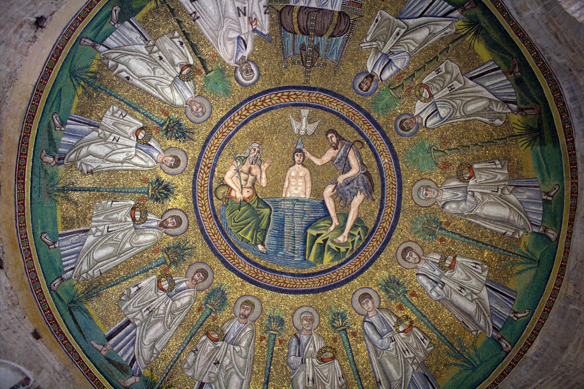 Musei gratis la prima domenica del mese, ecco cosa vedere il 4 agosto 5 Soffitto Battistero Ariani Ravenna