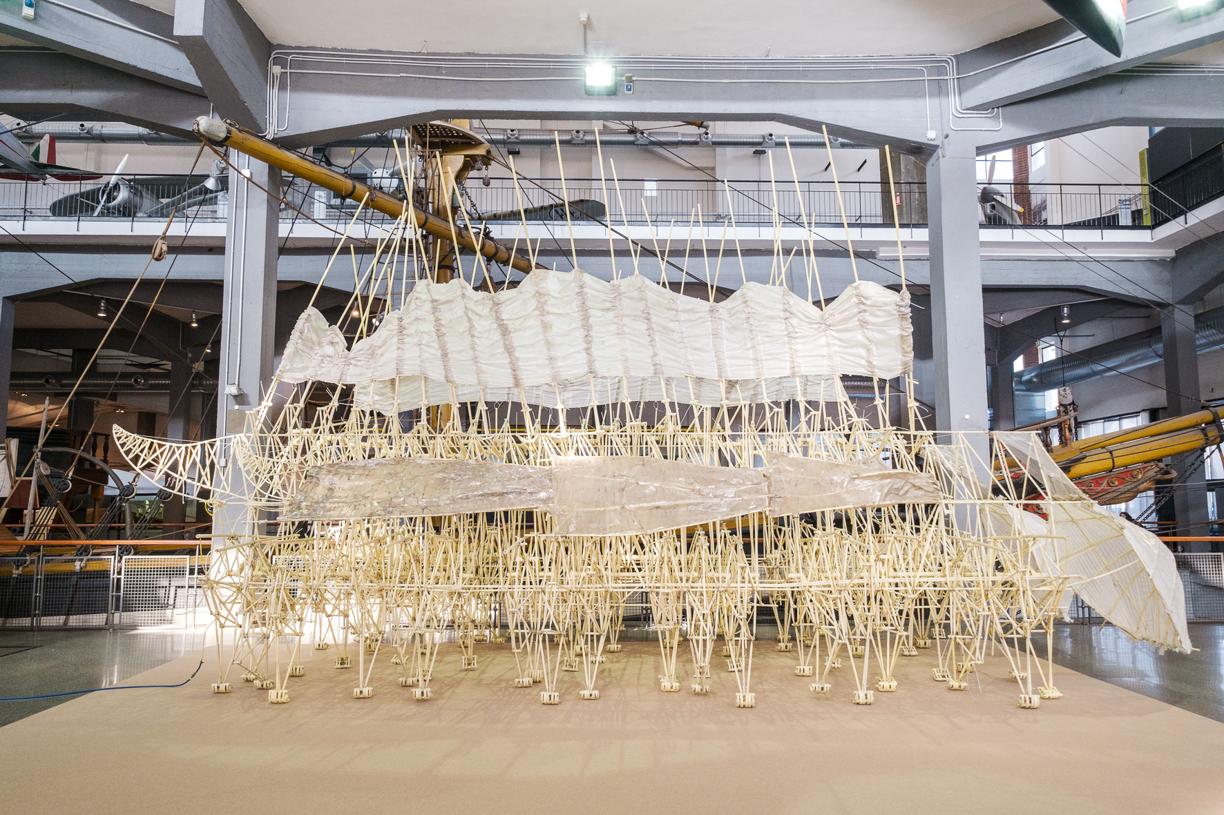 Theo Jansen Dream Beasts©Paolo Soave MuseoNazionaleScienzaTecnologia 0035