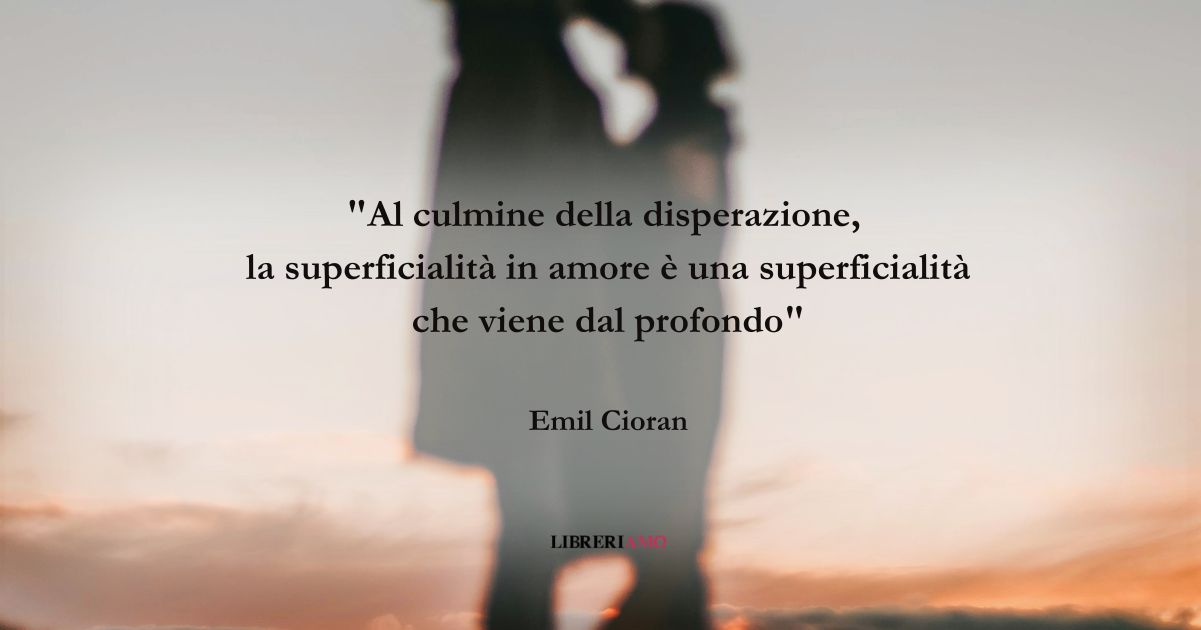 Una frase di Emil Cioran sulla sofferenza come opportunità