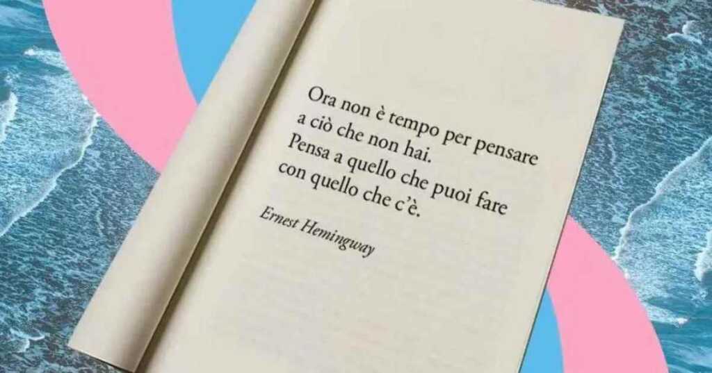 Una frase di Ernest Hemingway su come reagire alle difficoltà