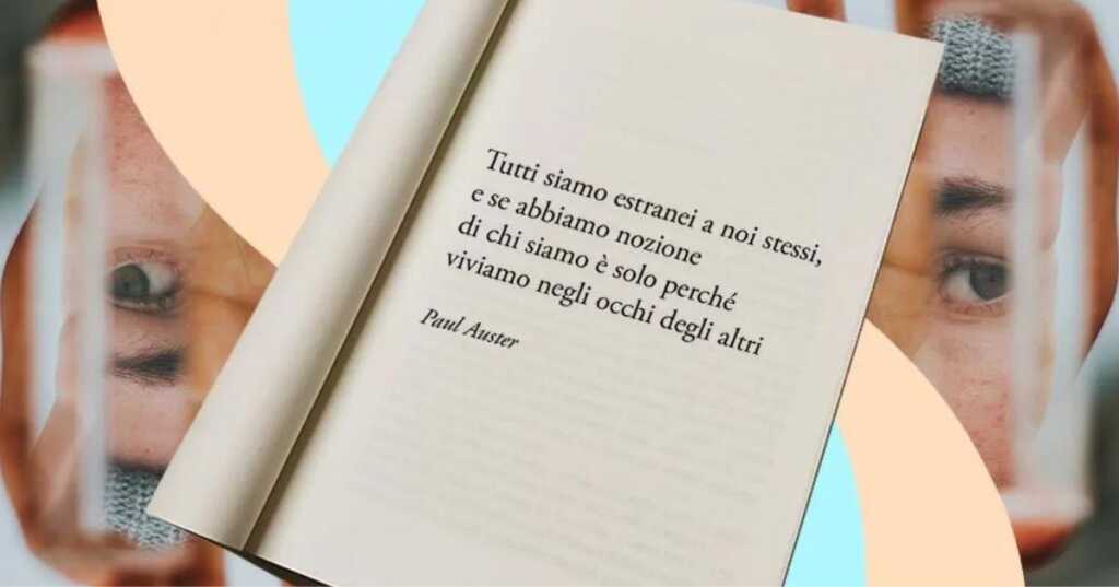 Una frase di Paul Auster sull'importanza di incrociare lo sguardo degli altri
