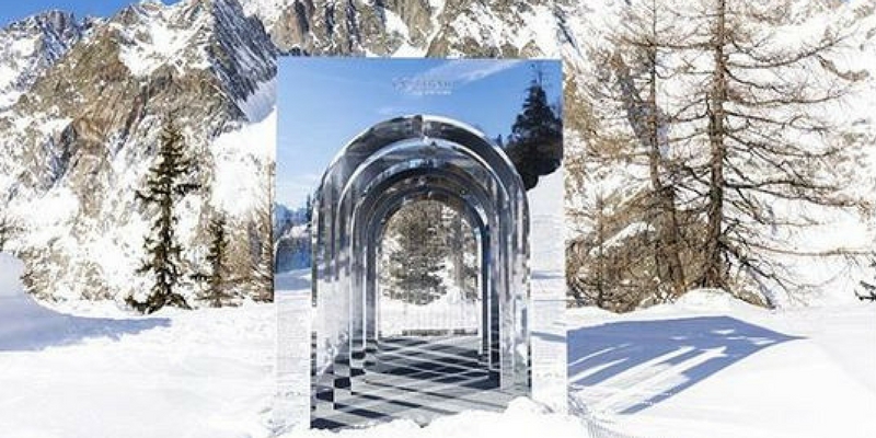A Courmayeur l'opera d'arte più alta d'Italia