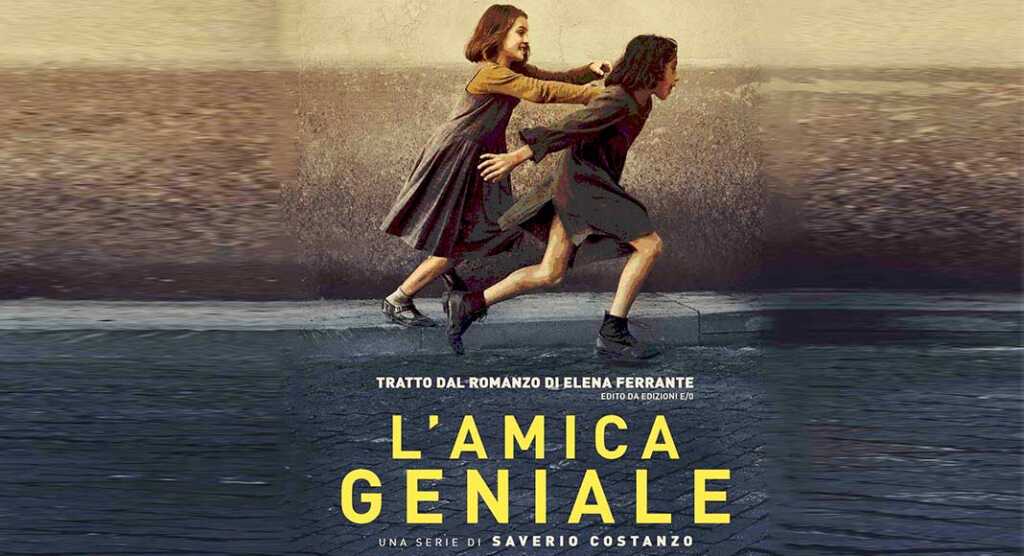 L'Amica geniale diventa un graffito a Napoli
