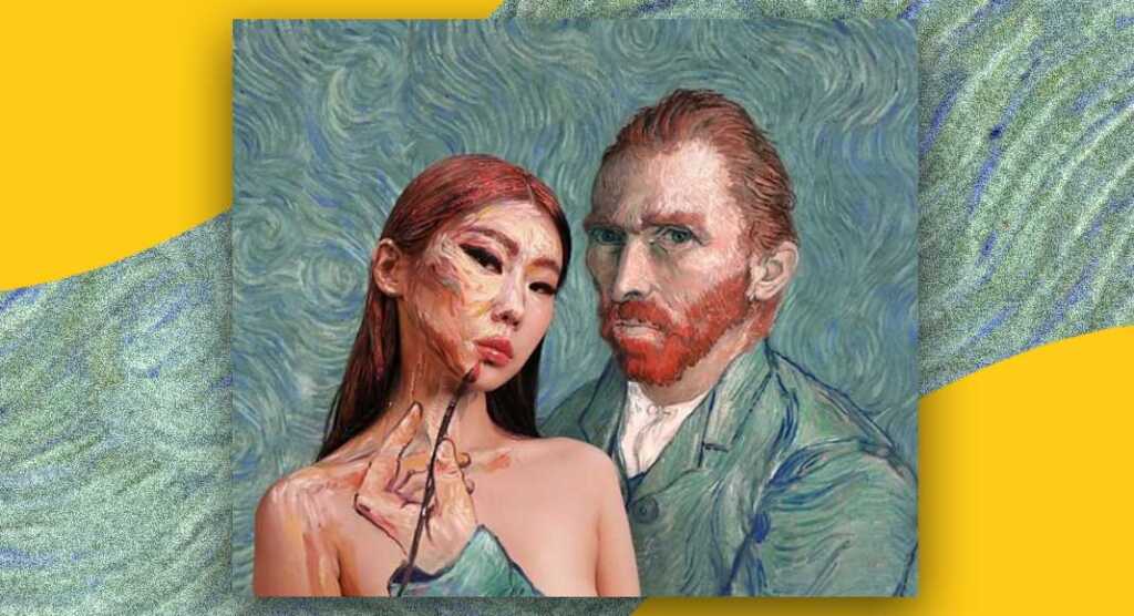 Dain Yoon, l'artista che crea illusioni ottiche dipingendosi il viso