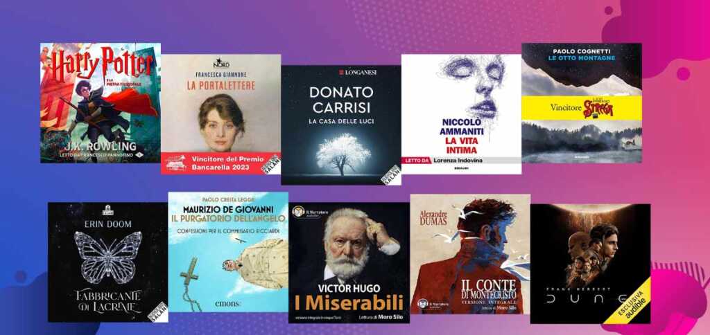 I 10 audiolibri Audible più ascoltati nel 2023
