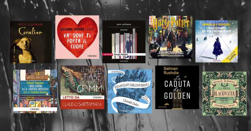 10 audiolibri da ascoltare quando fuori c'è maltempo