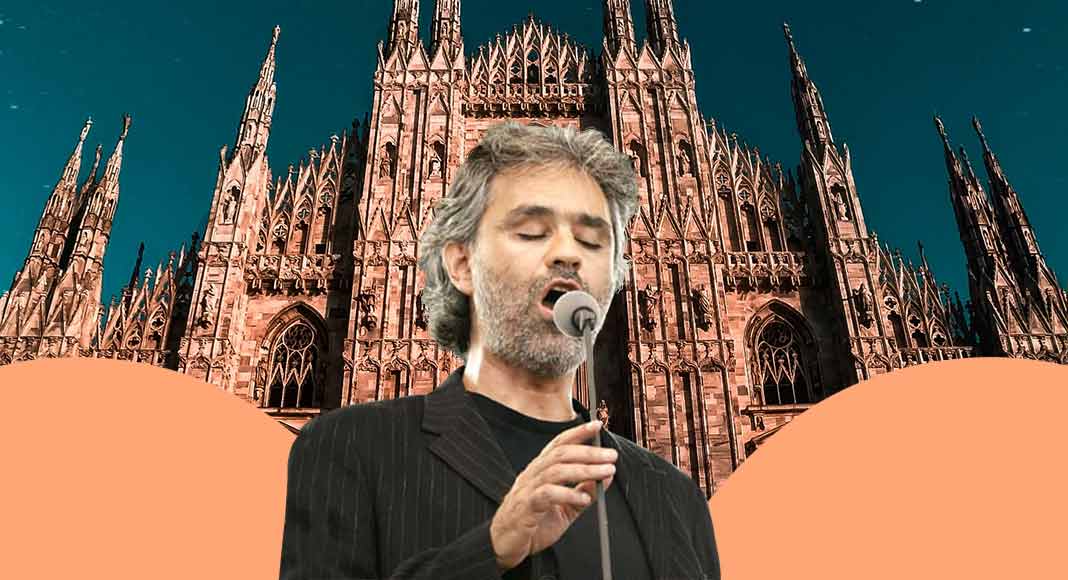 Bocelli canta nel Duomo in una Milano deserta ed emoziona tutto il mondo