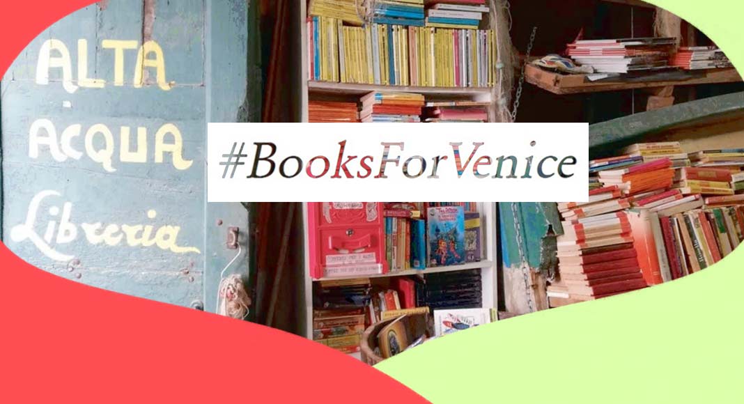 #BooksForVenice, gli editori uniti per salvare la libreria Acqua Alta di Venezia 1 booksforvenice