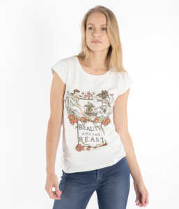 brunch t shirt donna slim beauty beast