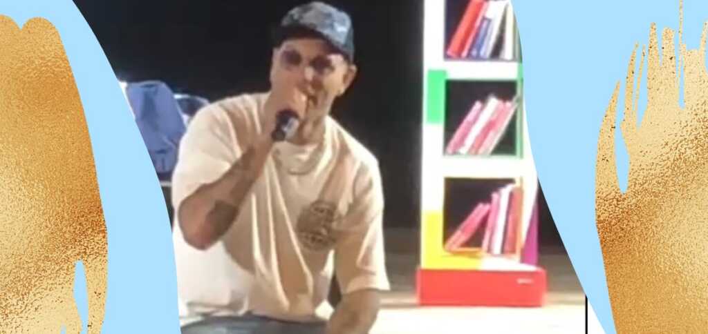 Clementino tra rap e letteratura, "Il libro è una chiave della vita"