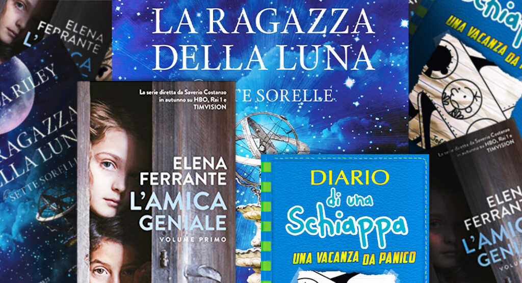 Classifica libri più venduti. Al primo posto "La ragazza della luna"