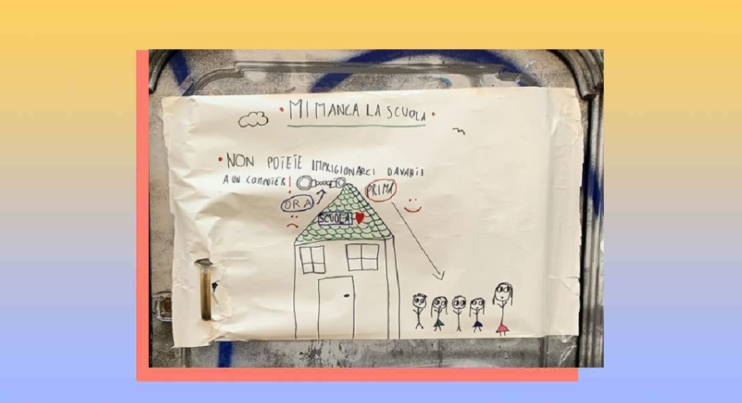 Francesca Barra e la protesta dei bambini contro la Dad censurata dal rettore 9 Francesca Barra e la protesta dei bambini contro la Dad censurata dal rettore