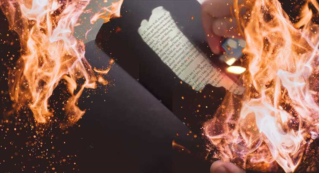 Puoi leggere questa copia di Fahrenheit 451 solo bruciandola