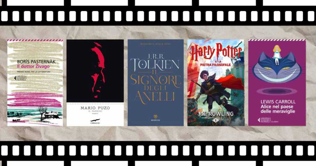 5 libri diventati campioni d'incassi al cinema
