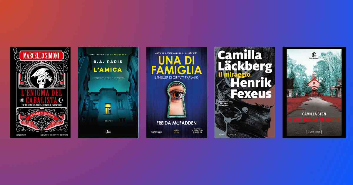 Luglio 2024, 5 libri gialli da leggere per godersi l'estate