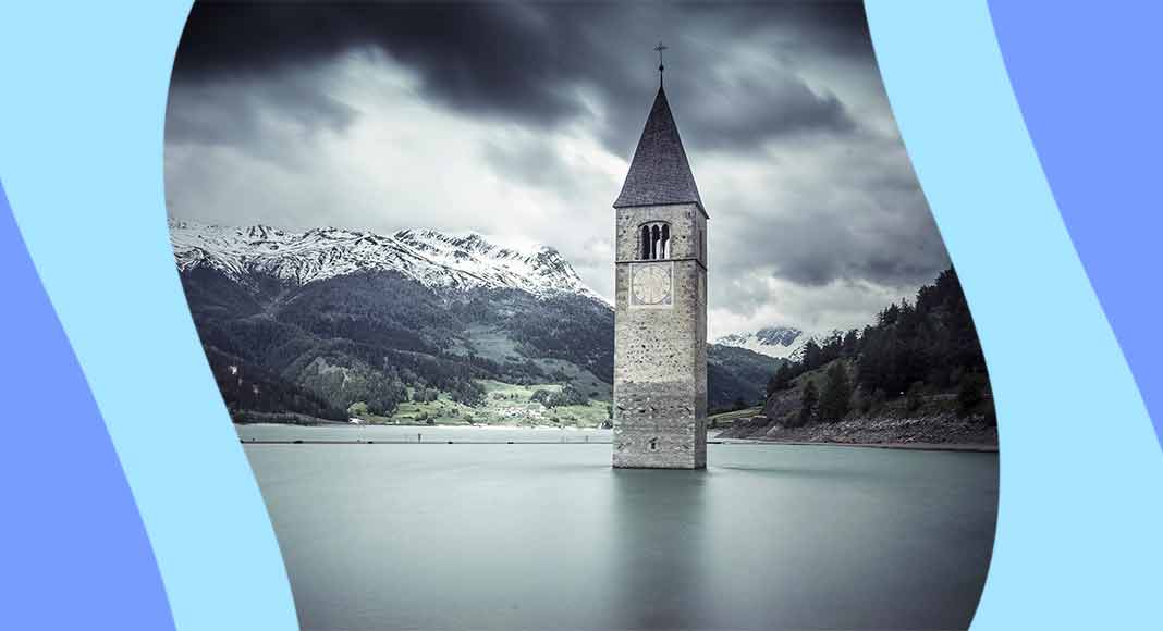 Curon, storia e la leggenda del campanile sommerso