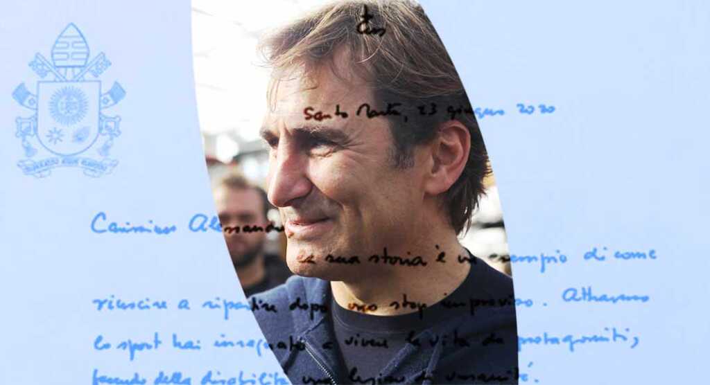 La lettera di Papa Francesco ad Alex Zanardi, "Esempio di ripartenza, prego per te"
