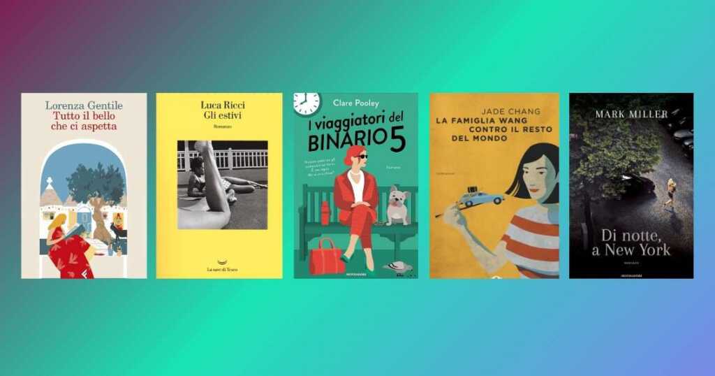5 libri da leggere durante il fine settimana estivi