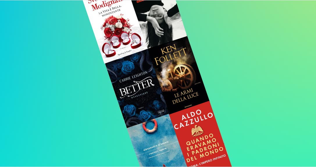 I 10 libri più venduti della settimana, Ken Follett torna primo con il suo nuovo romanzo