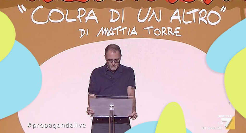 Il monologo di Valerio Mastandrea, È tipico di questo paese... è sempre colpa di un altro
