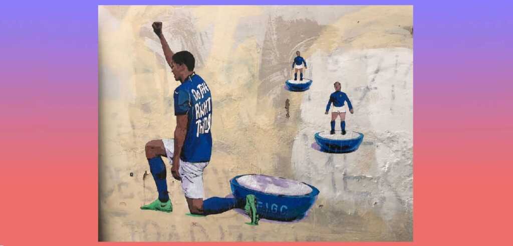 “Fai la cosa giusta”, il nuovo murale dello street artist Grab