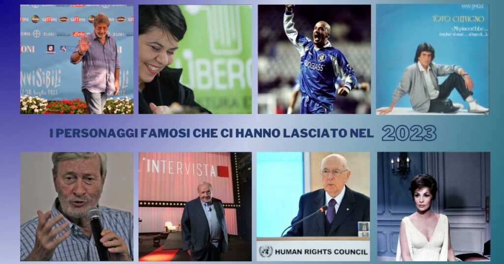 I personaggi famosi che ci hanno lasciato nel 2023