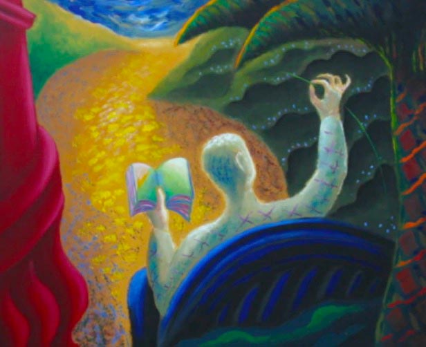 Gaetano Tranchino, il pittore che crea l'incontro tra arte e letteratura 2 Quasi niente (2004)
