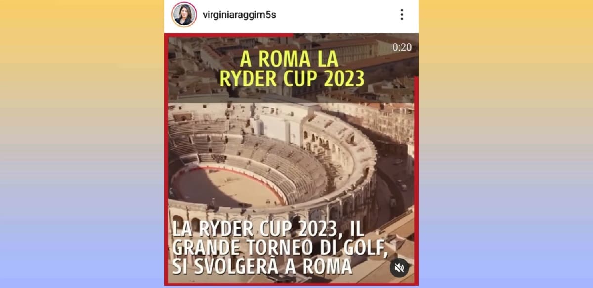 L'area di Nimes al posto del Colosseo, l'errore di Virginia Raggi