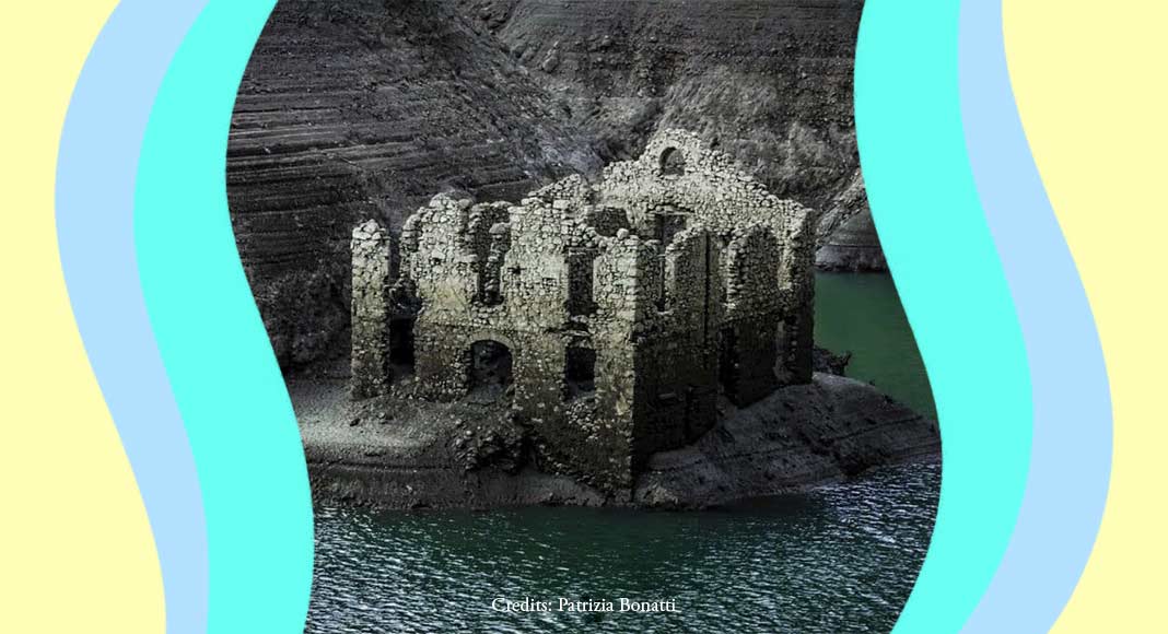 Dalle acque del lago Valvestino emergono le rovine dell'antica frontiera 1 rovine-lago-valvestino