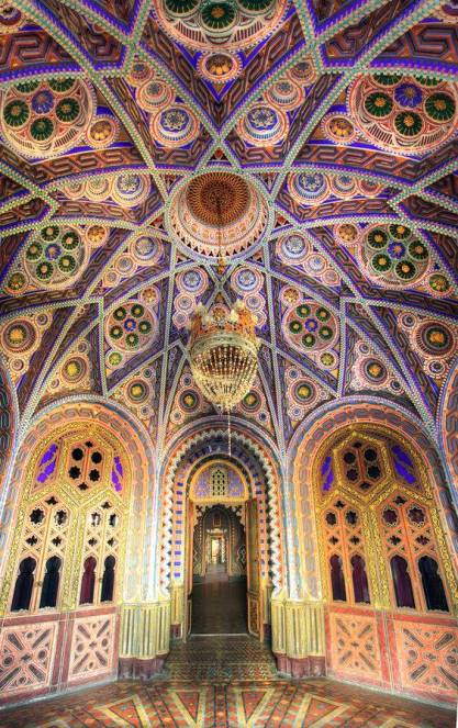 sala dei piatti spagnoli castello di sammezzano