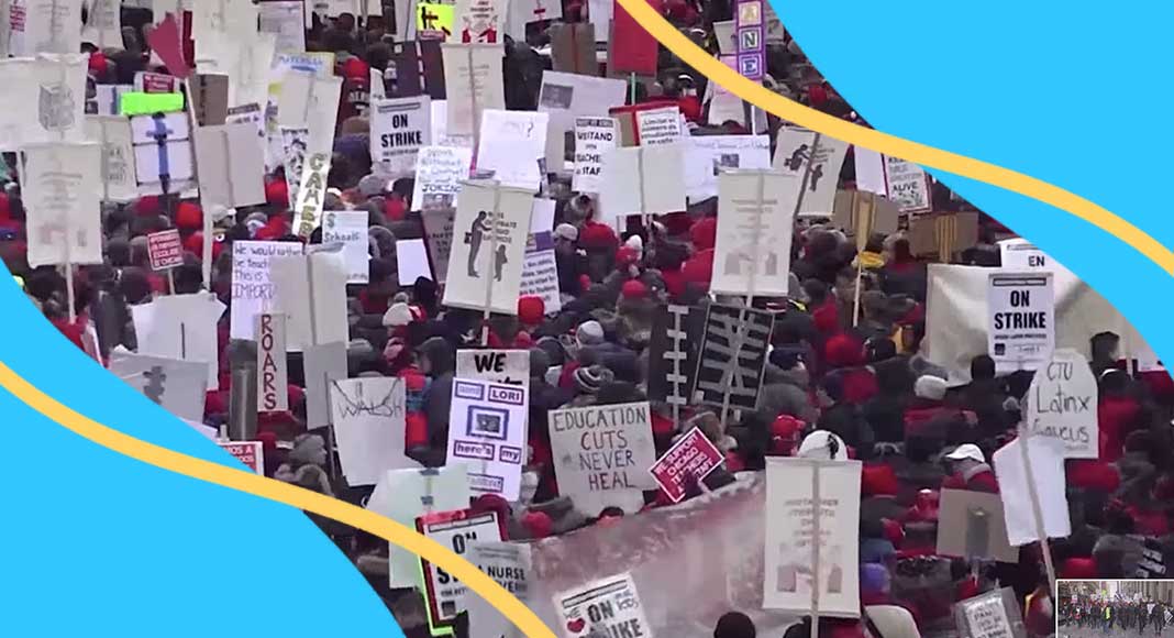 Sciopero degli insegnanti di Chicago, il simbolo di una crisi mondiale 6 teacher strike chicago