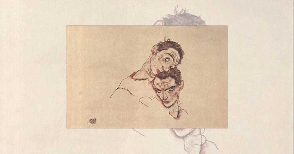 Doppio autoritratto, di Egon Schiele, opera sulla complessità dell'anima