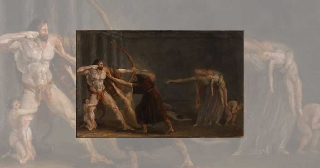 Ercole che saetta i figli (1798-1799) il quadro mitico di Antonio Canova