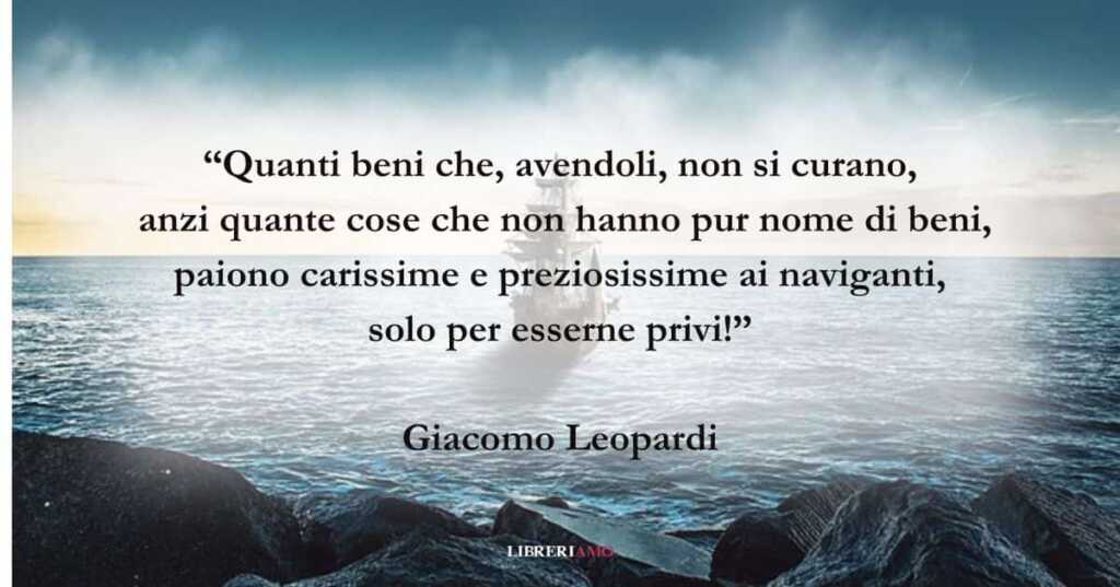Le frasi di Giacomo Leopardi sulla felicità e il rapporto uomo e natura